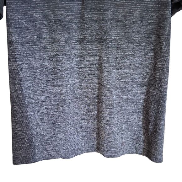 Uniqlo Dry-EX Polo Shirt Mens Medium Gray Black Odor Control Quick Dry - Picture 4 of 6